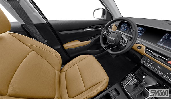 2025 Kia Seltos SX - Brown Interior-interior-front