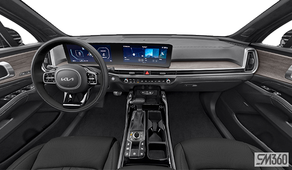 2025 Kia Sorento X-Line Limited Black Interior-interior-dasboard