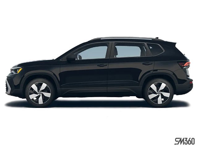 Deep Black Pearl 2025 Volkswagen Taos Trendline 4Motion SUV / Crossover Automatic