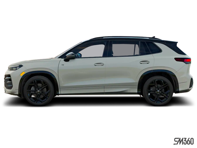 Ascot Gray W/Black Roof 2025 Volkswagen Tiguan Comfortline R-Line Black Edition 4Motion SUV / Crossover Automatic