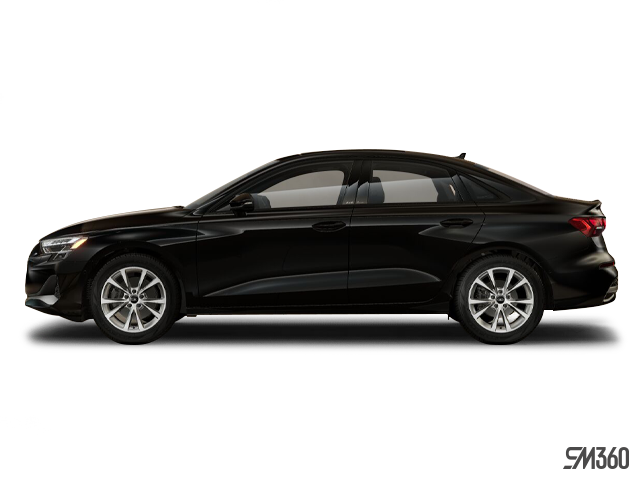 Black (NOIR BRILLANT) 2026 Audi A3 Sedan Automatic