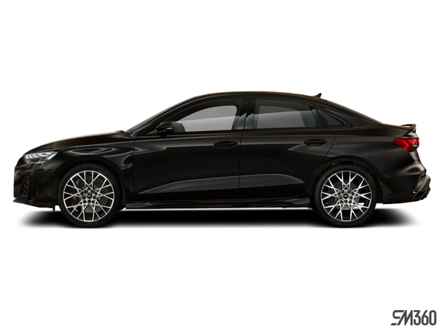 MYTHOS BLACK METALLIC 2026 Audi RS 3 Sedan All-Wheel Drive 7-Speed Automatic
