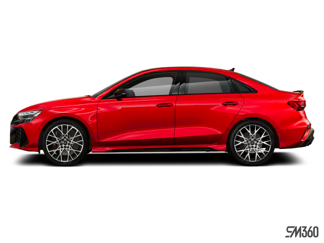 Progressive Red Metallic 2026 Audi RS 3 2.5T quattro Sedan All-Wheel Drive Automatic