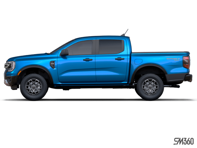 Velocity Blue Metallic 2026 Ford Ranger Pickup Truck Four-Wheel Drive Automatic