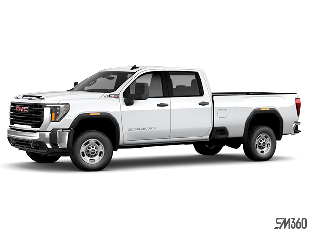 Summit White 2026 GMC Sierra 2500HD Pro Crew Cab 4WD Pickup Truck Four-Wheel Drive Automatic