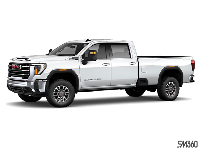 Summit White 2026 GMC Sierra 3500HD SLE Crew Cab LB DRW 4WD Pickup Truck Four-Wheel Drive Automatic
