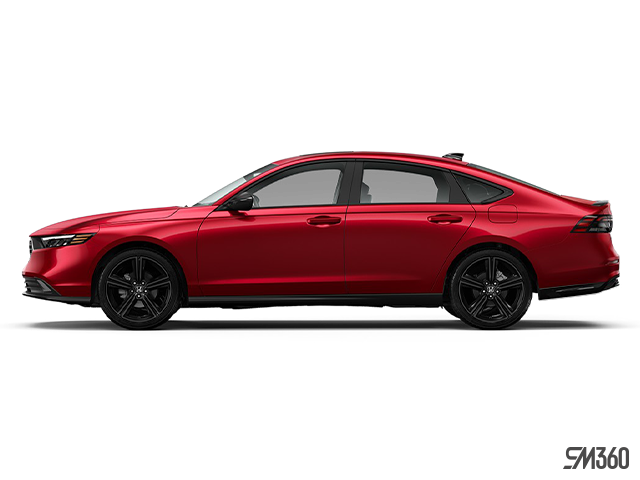 Red (ROUGE RAYONNANT MÉTALLISÉ(R-569M)-NOIR SANS FRAIS) 2026 Honda Accord Hybrid Sedan Front-Wheel Drive