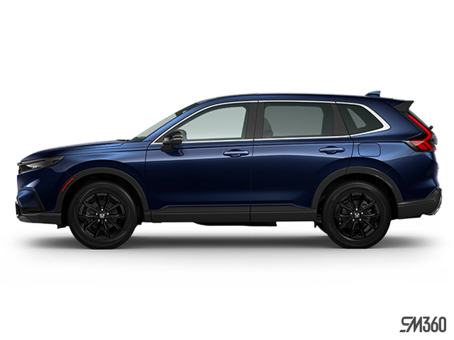 Blue (BLEU RIVIÈRE CANYON MÉTALLISÉ(B-640M)-NOIR PEINTUR) 2026 Honda CR-V Hybrid SUV / Crossover Continuously Variable Transmission