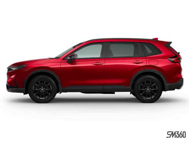 Red (ROUGE RAYONNANT MÉTALLISÉ(R-569M)-NOIR SANS FRAIS) 2026 Honda CR-V Hybrid SUV / Crossover All-Wheel Drive Continuously Variable Transmission