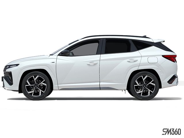 CRYSTAL WHITE 2026 Hyundai Tucson Hybrid N Line AWD SUV / Crossover 6-Speed Automatic