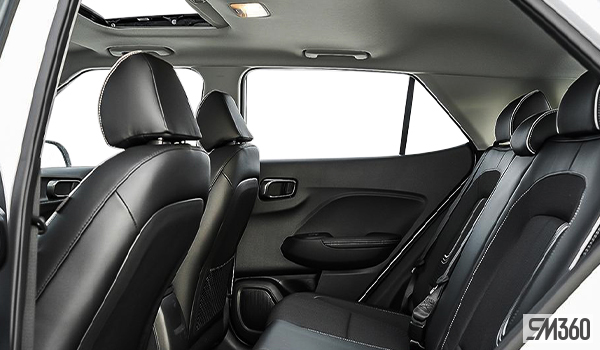 2026 Hyundai Venue Ultimate - Black interior-interior-rear