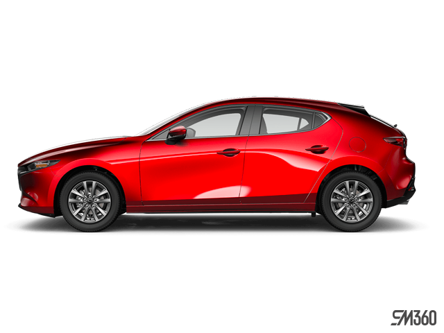 Red (ROUGE CRISTAL VIBRANT MÉTALLISÉ-NOIR 3 COUCHES SPÉ) 2026 Mazda MAZDA3 Sport Hatchback Automatic
