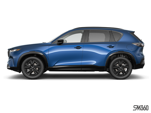 Blue (BLEU MARINE MICA-NOIR-CHAMOIS SPORT) 2026 Mazda CX-5 SUV / Crossover Automatic