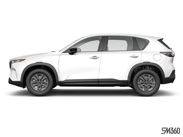 White (BLANC RHODIUM MÉTALLISÉ-NOIR MÉTALLISÉE SPÉCIALE) 2026 Mazda CX-5 GX AWD SUV / Crossover Automatic