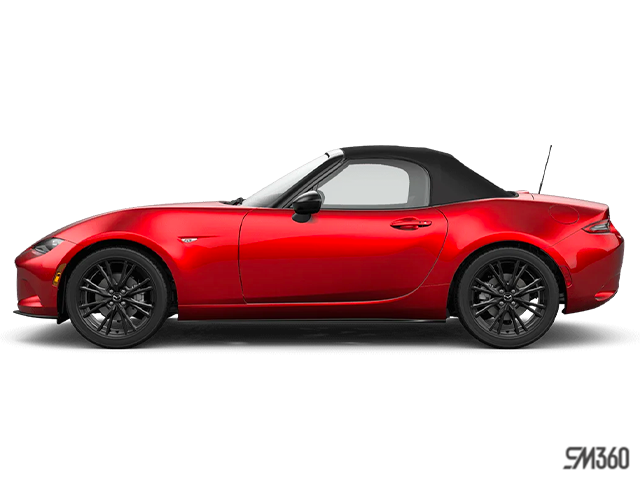 Red (ROUGE CRISTAL VIBRANT MÉTALLISÉ-NOIR 3 COUCHES SPÉ) 2026 Mazda MX-5 Convertible  Manual