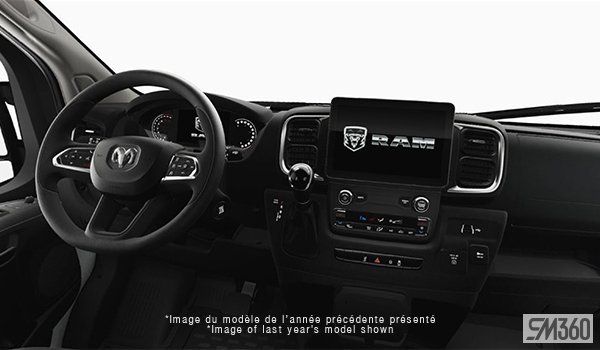 Ram Promaster Cargo Van 3500 SLT+ 2026-interior-dasboard