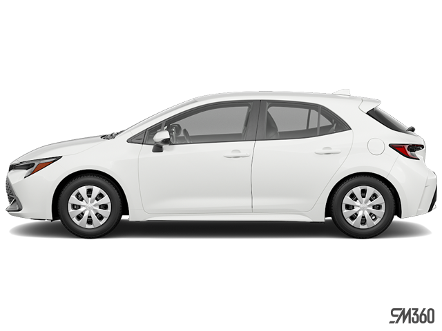 White (0040 BLANC SANS FRAIS) 2026 Toyota Corolla Hatchback Automatic