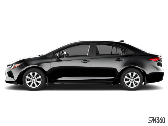 0218 Midnight Black Metallic 2026 Toyota Corolla LE FWD Sedan Front-Wheel Drive Continuously Variable Transmission