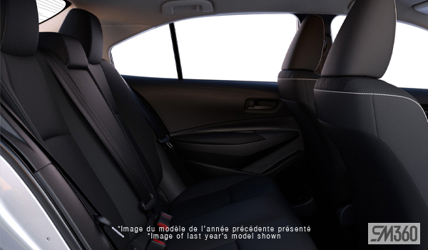 Toyota Corolla LE 2026-interior-rear