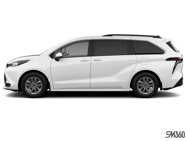 White 2026 Toyota Sienna Minivan Front-Wheel Drive Automatic