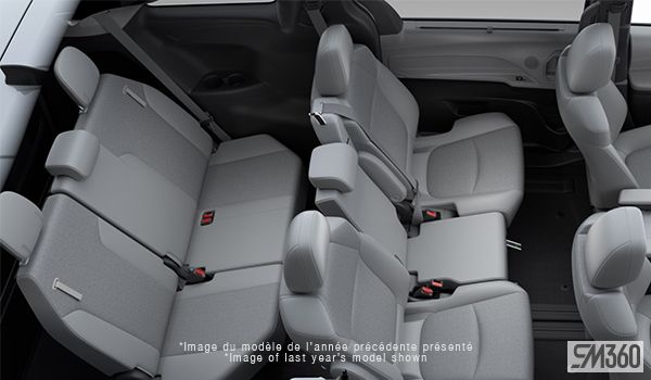 2026 Toyota Sienna Hybrid LE FWD 8 PASSENGER-interior-rear