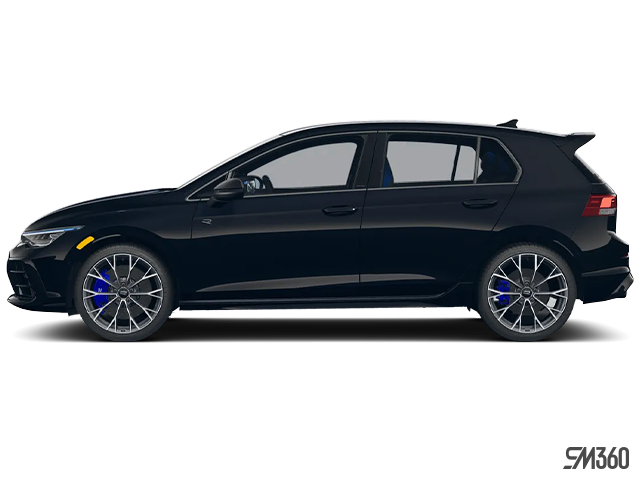 Mythos Black Metallic 2026 Volkswagen Golf R Hatchback All-Wheel Drive Automatic