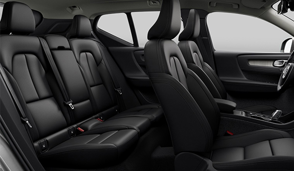 Volvo XC40 Plus (Dark Theme) 2026-interior-rear