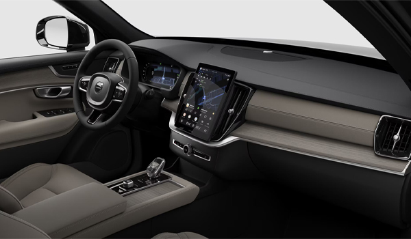 Volvo XC90 Plug-in hybrid Core 7-Seater (Bright Theme) 2026-interior-dasboard