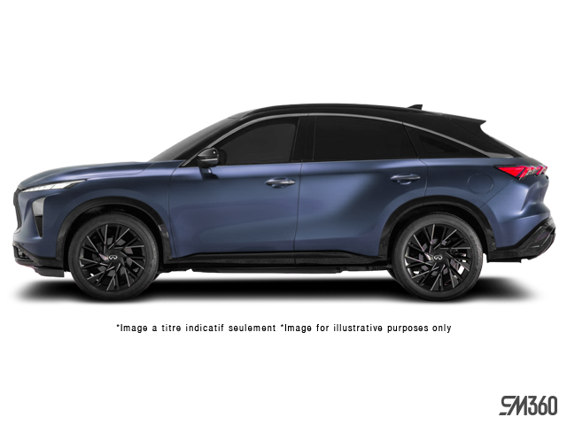 2-Tone Black Obsidian / Moonbow Blue 2027 INFINITI QX65 Autograph AWD SUV / Crossover All-Wheel Drive Automatic