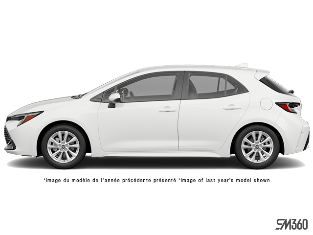 White 2027 Toyota Corolla Hatchback Automatic