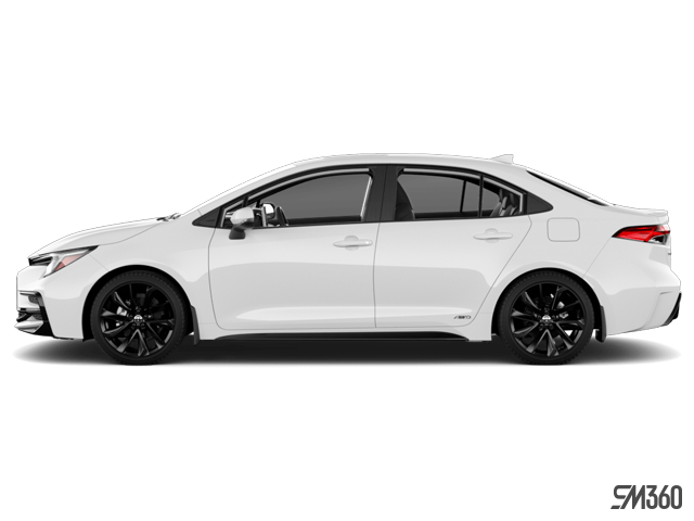 White 2027 Toyota Corolla Hybrid Sedan All-Wheel Drive Automatic
