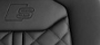 SQ7 - Black Valcona Leather with Grey Stitching