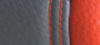 2025 CHEVROLET BLAZER EV SS - Black/Medium Ash Grey with Argon Orange Accents Perforated Suede/Evotex (EMK-AR9)