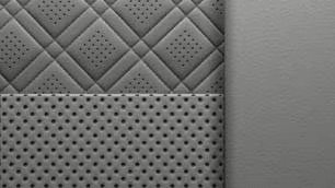 2025 GMC Acadia Denali - Sheer/Very Dark Atmosphere Perforated Leather  (H6Z ABE)