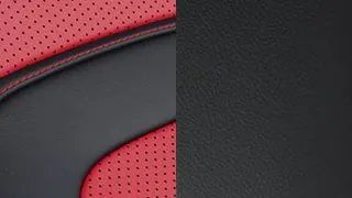 CLE Cabriolet - Cuir Nappa rouge Power/noir (887A)