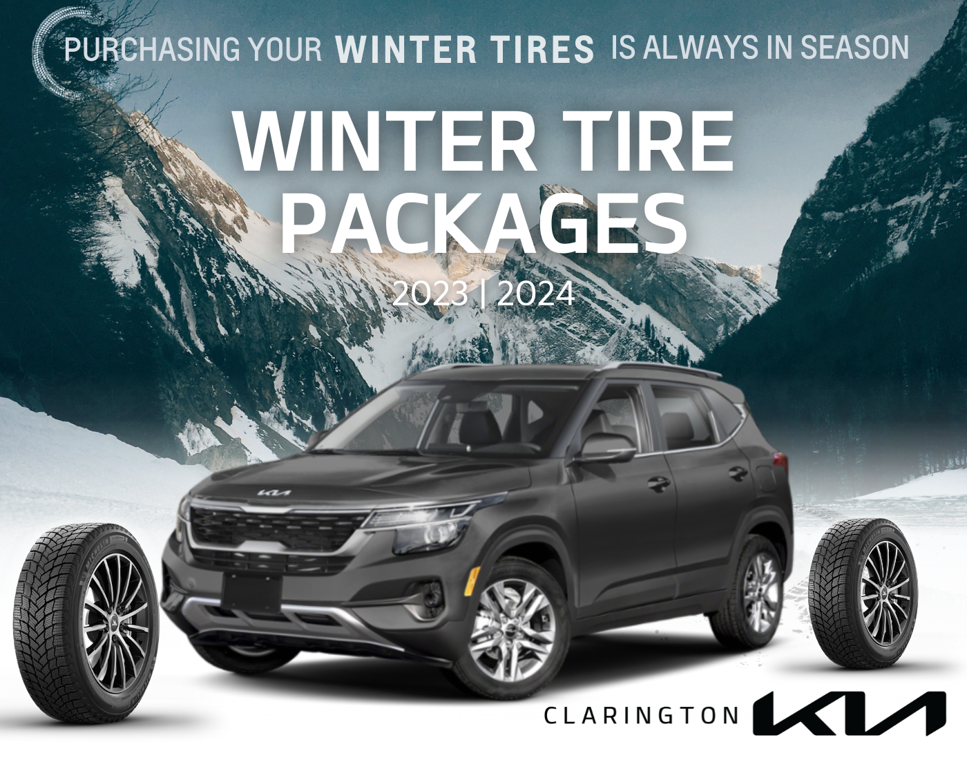 Winter Tire Packages Seltos Clarington Kia in Bowmanville, Ontario