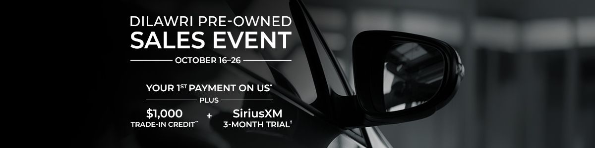 Dilawri Pre-Owned Sales Event