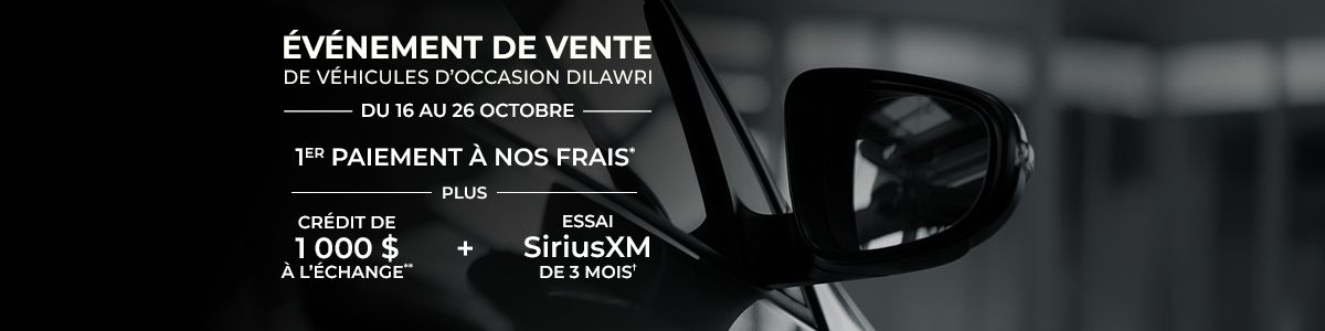 &Eacute;v&eacute;nement de vente de v&eacute;hicules d'occasion Dilawri
