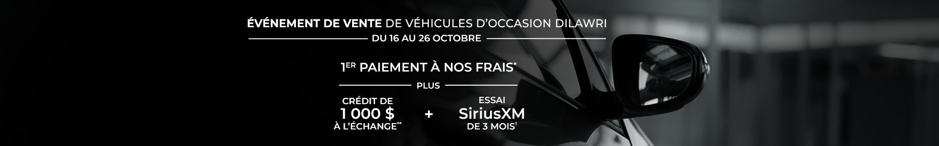 &Eacute;v&eacute;nement de vente de v&eacute;hicules d'occasion Dilawri