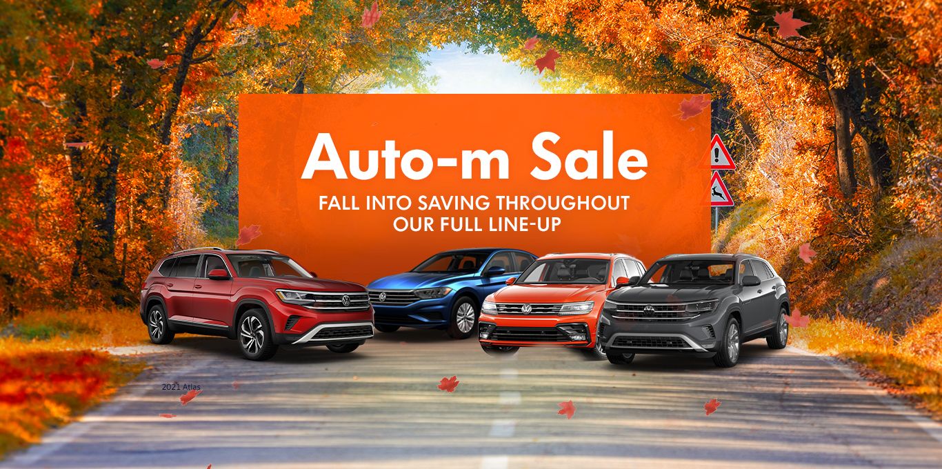 Autom Sale Fall into savings 401 Dixie Volkswagen in Mississauga
