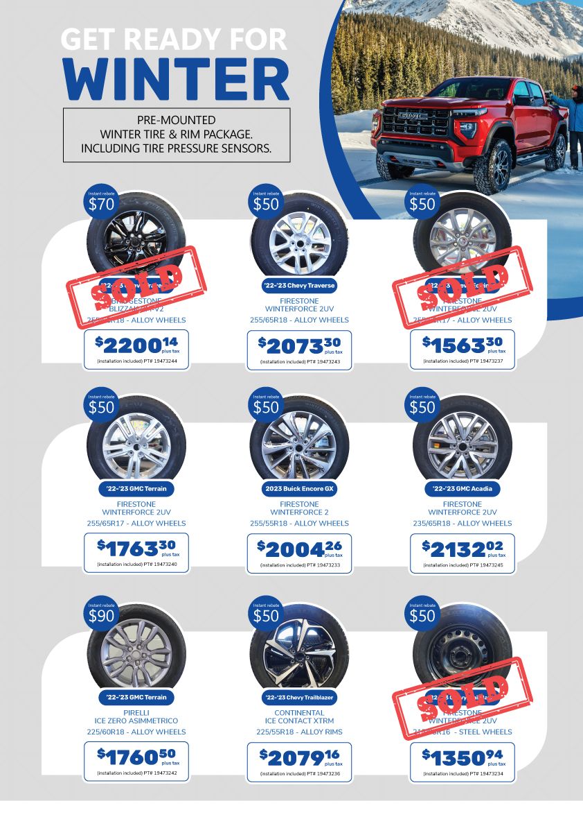 Certified Tire Centre Queenston Chevrolet Buick GMC in Hamilton, Ontario