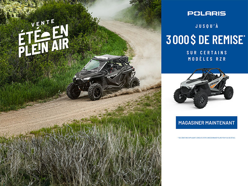 Vente Été en plein air - RZR