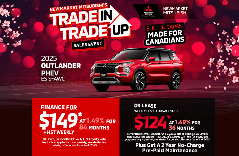 Trade Up Win Big Event Slide, Outlander PHEV