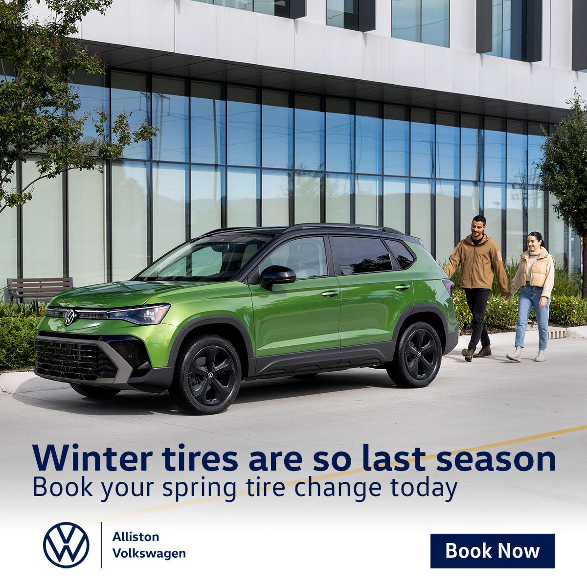 Alliston VW slide Winter tires