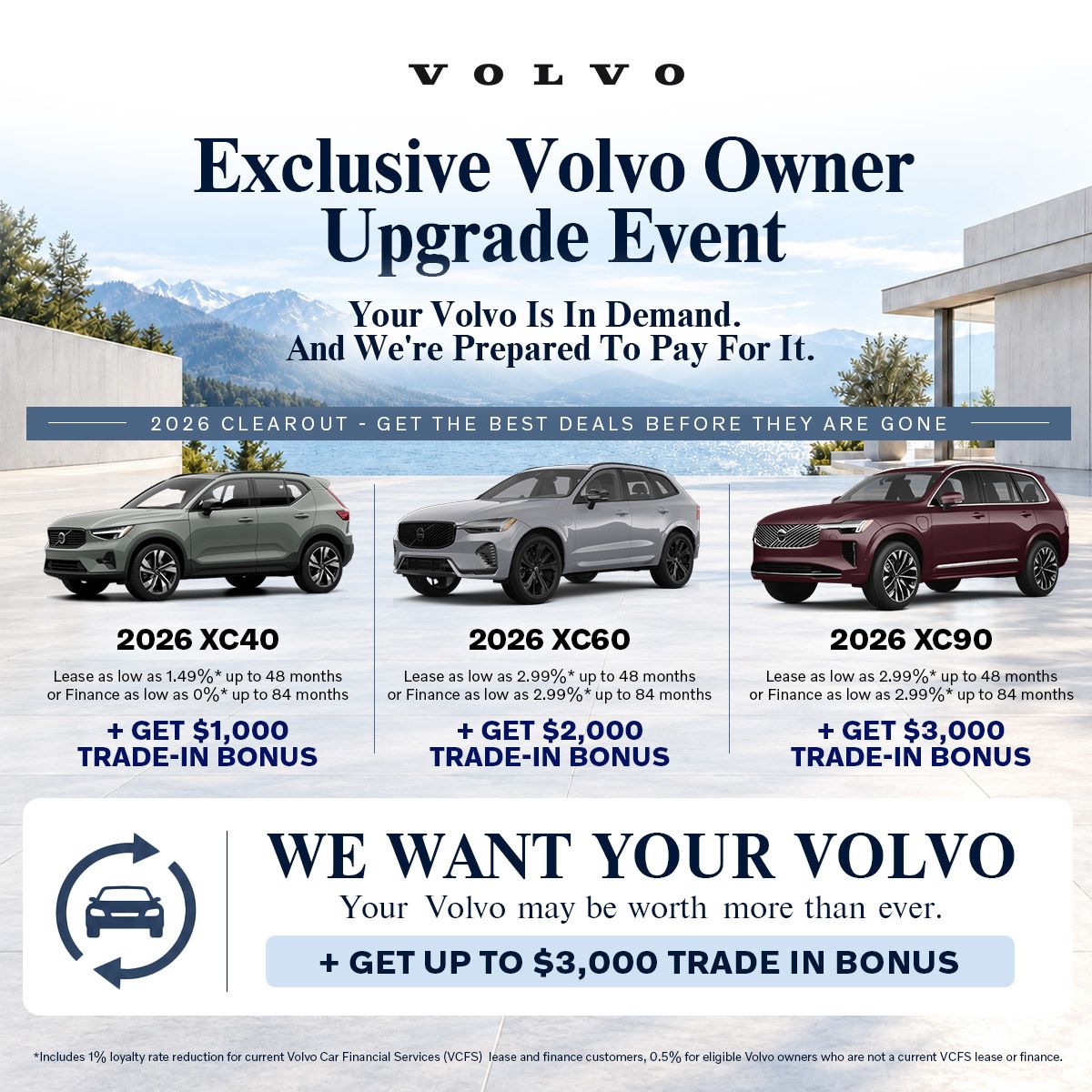 Exclusive Volvo Owner Upgrade Event