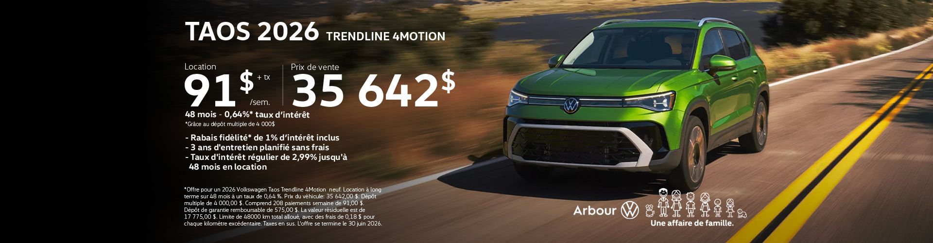 Taos 2026 Trendline 4motion