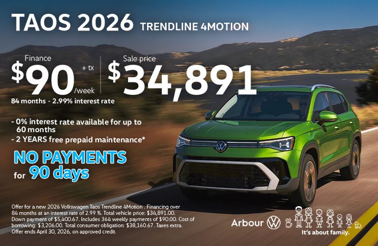 Taos 2026 Trendline 4motion