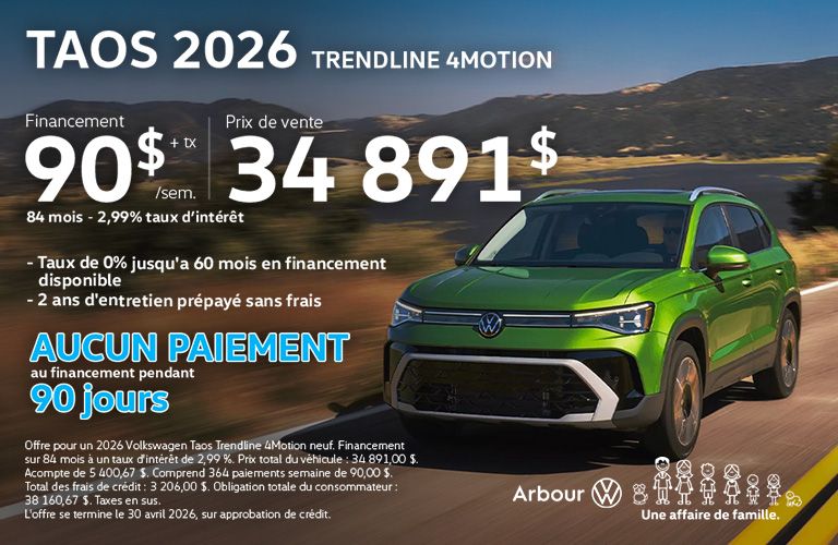 Taos 2026 Trendline 4motion