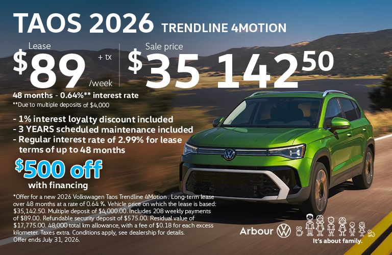 Taos 2026 Trendline 4motion