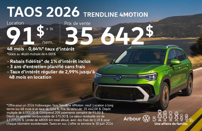 Taos 2026 Trendline 4motion